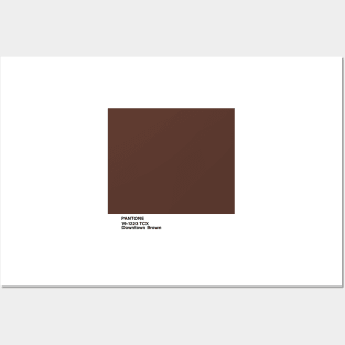 PANTONE 19-1223 TCX Downtown Brown Posters and Art